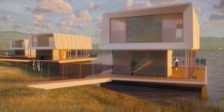 Global warming and high-tech: houseboat solar