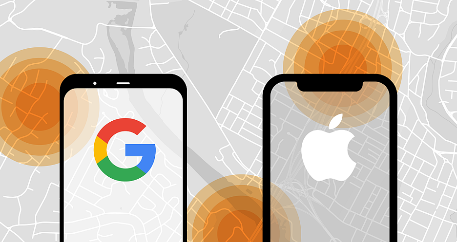 Технология Apple/Google отследит заражения, запомнив тех, кто был рядом не менее пяти минут