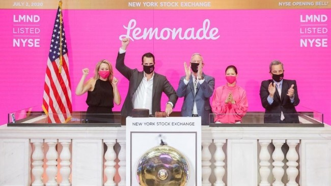 Страховой стартап Lemonade с чат-ботом стал лучшим IPO 2020 года