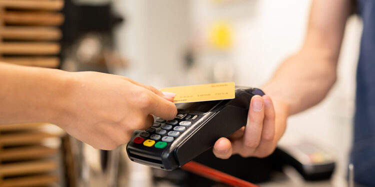 Non-cash payments reduce the average amount of the check