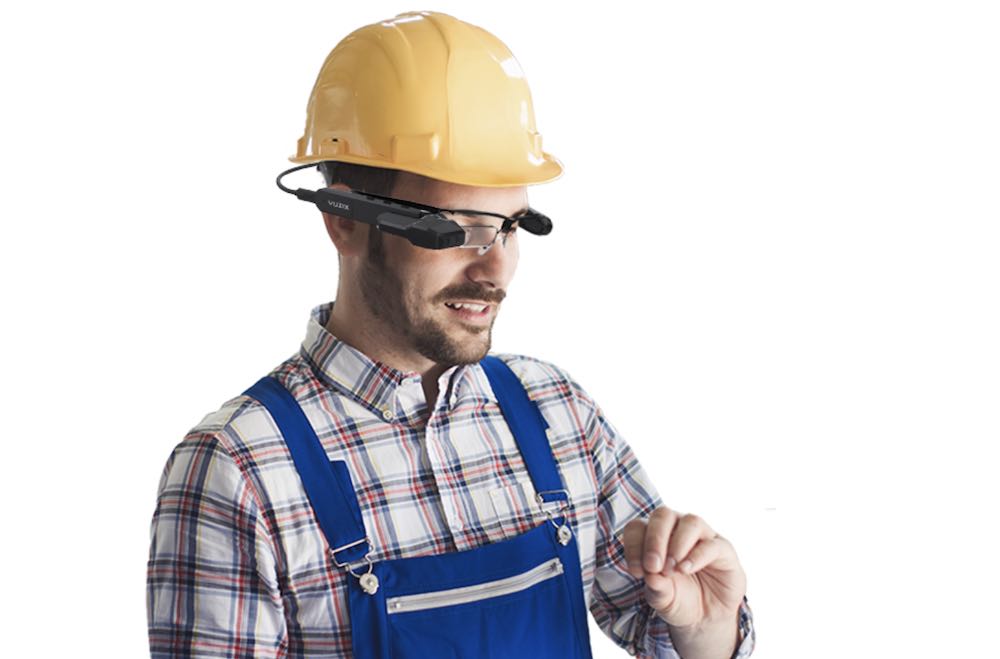 AR glasses Vuzix M4000 with the waveguide display