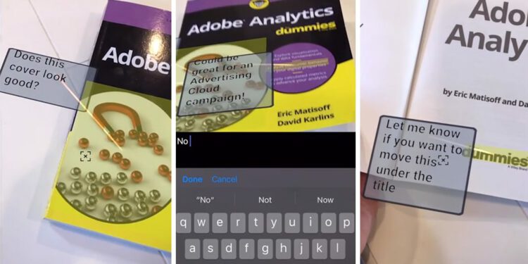 AR-Adobe sinhroniziruete work in digital and physical environments