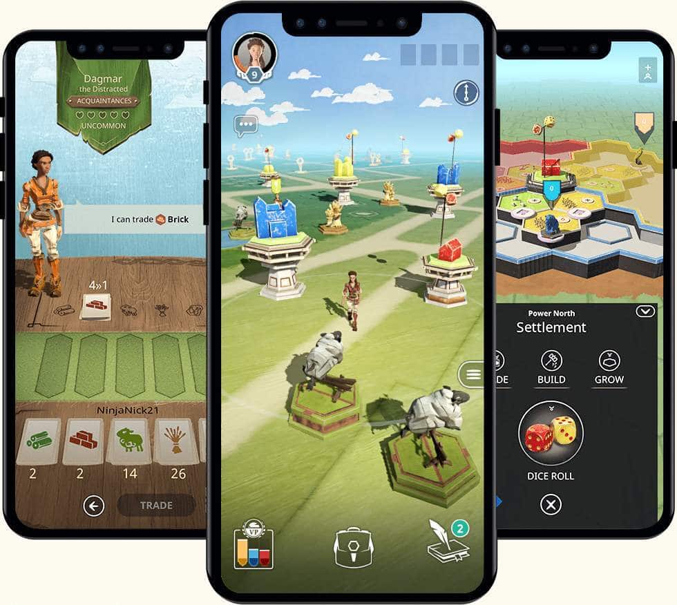 мобильная игра Catan Ar Niantic