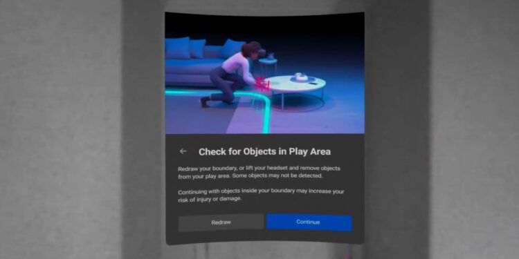 Oculus Quest gets the function of “Playspace Scan” for detecting objects that encroach in the Guardian