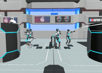 Snapshot VR — arena-shooter in a paintball-style to VR