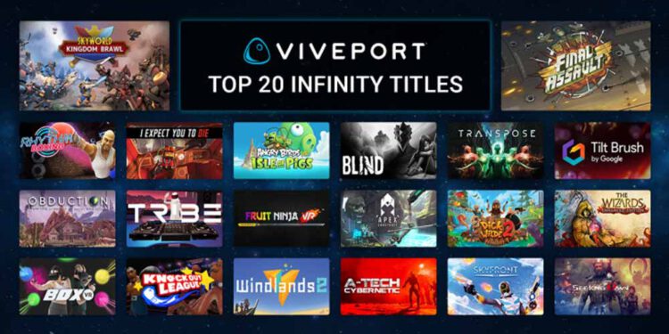 Viveport Infinity reduces the cost of the annual subscription of 75%