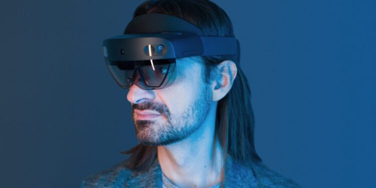 AR headset, the Microsoft HoloLens 2 on sale