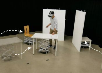 RoomShift dynamic tactile medium for VR