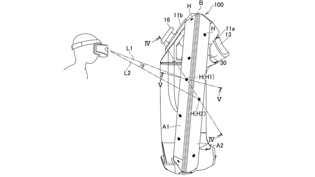 Патентная диаграмма 2 новых контроллеров PSVR