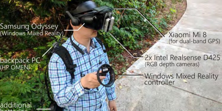 Microsoft researchers have created a system redirection virtual reality in the scale of the city