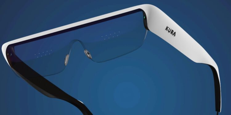 Kura Gallium — augmented reality glasses with a viewing angle of 150 degrees