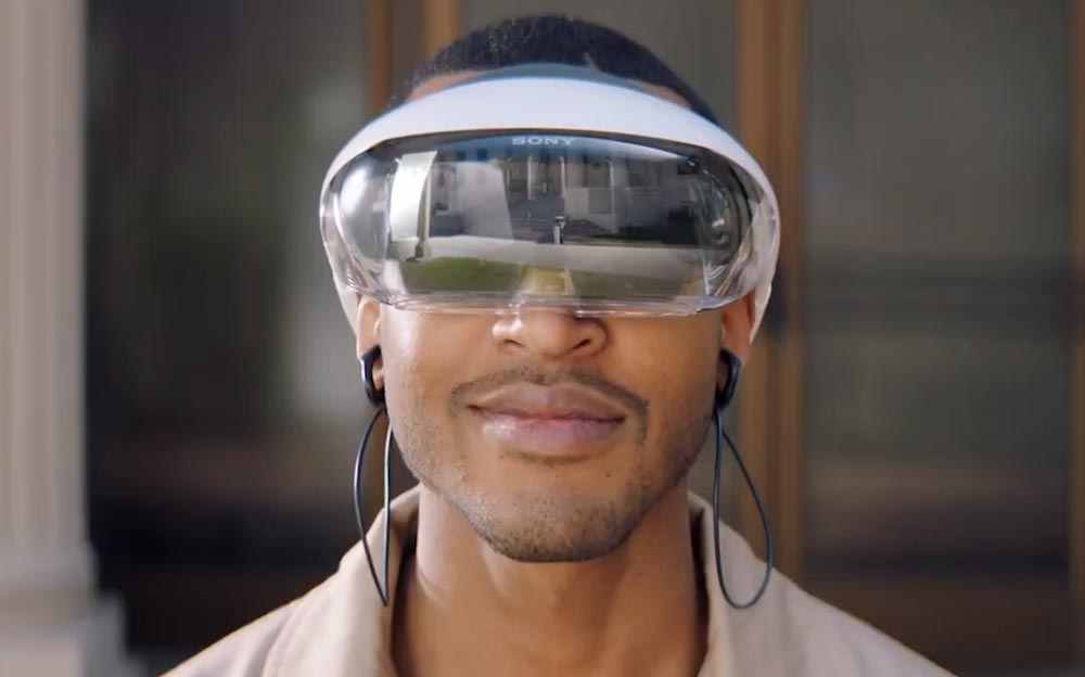 Это первые очки дополненной реальности от Sony