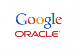 Logos of Google and Oracle (image:Google/Oracle)