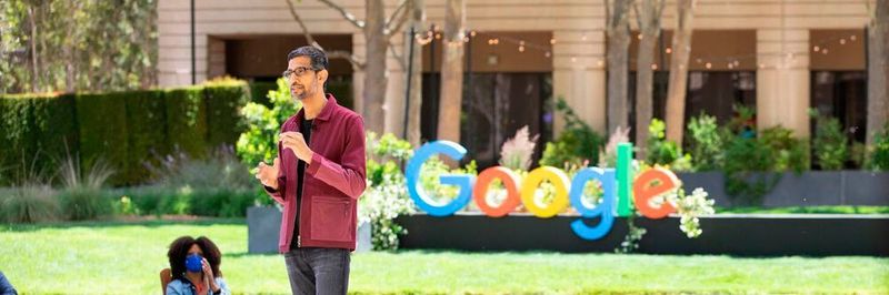 CEO Sundar Pichai presented the AI projects Lamda and Starline on the first day of the Google I/O developer conference.