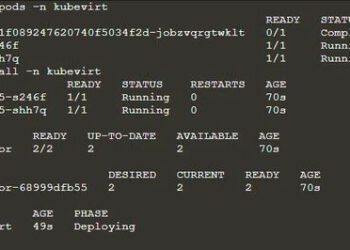 Install and check Kubevirt in Kubernetes.