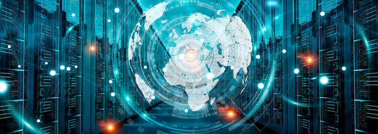 When working with a distributed database, you usually don't notice a possible spatial separation.