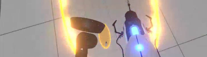 Developer working on community-submitted VR Portal clone