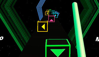 Cut blocks to the beat of music with Track Slash