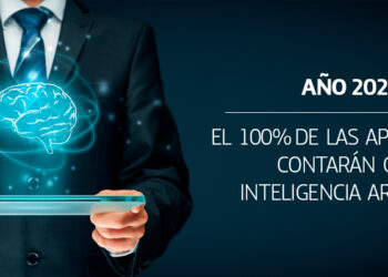 Software manufacturers aim to include Artificial Intelligence in 100% of their apps by 2020