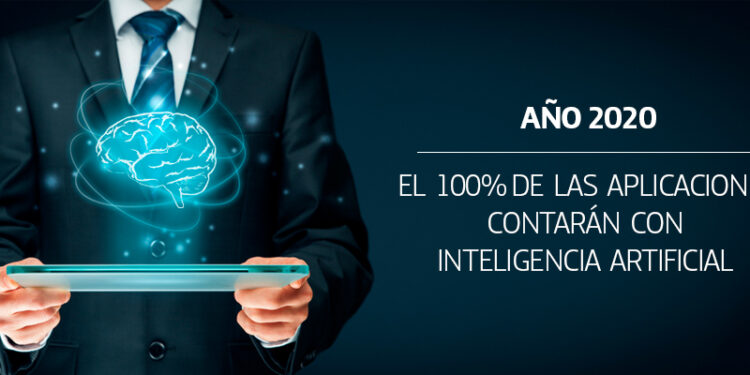 Software manufacturers aim to include Artificial Intelligence in 100% of their apps by 2020