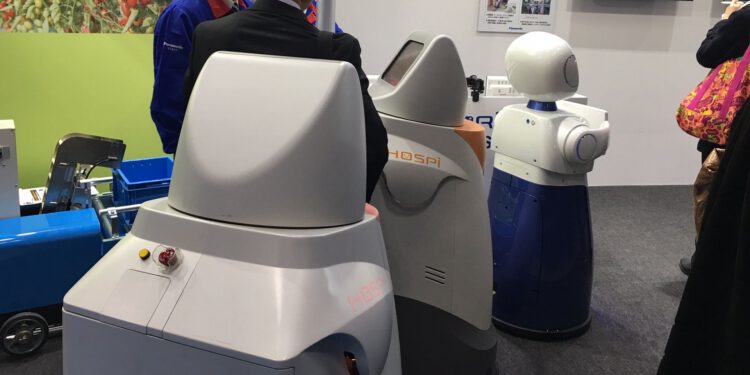 Panasonic tests its robot-waiter in a hotel and an airport