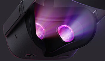 More technical features of Quest, which uses OLED displays