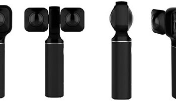 Vuze XR, a dual camera compatible with VR180 and 360 formats