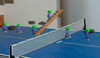 HoloLems, Lemmings in mixed reality