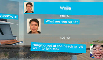 ObEN, the Social experience of Vive with WeChat