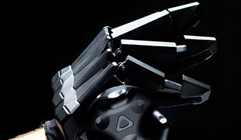 VRgluv, gloves with physical response mechanism