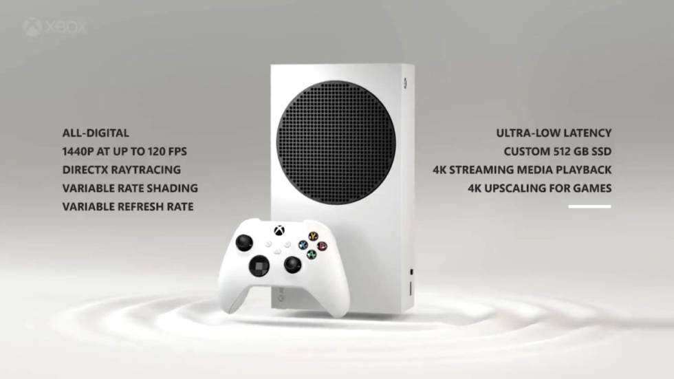 Xbox Series S hardware specifications.