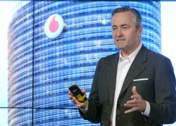 Head of Germany Hannes Ametsreiter stops