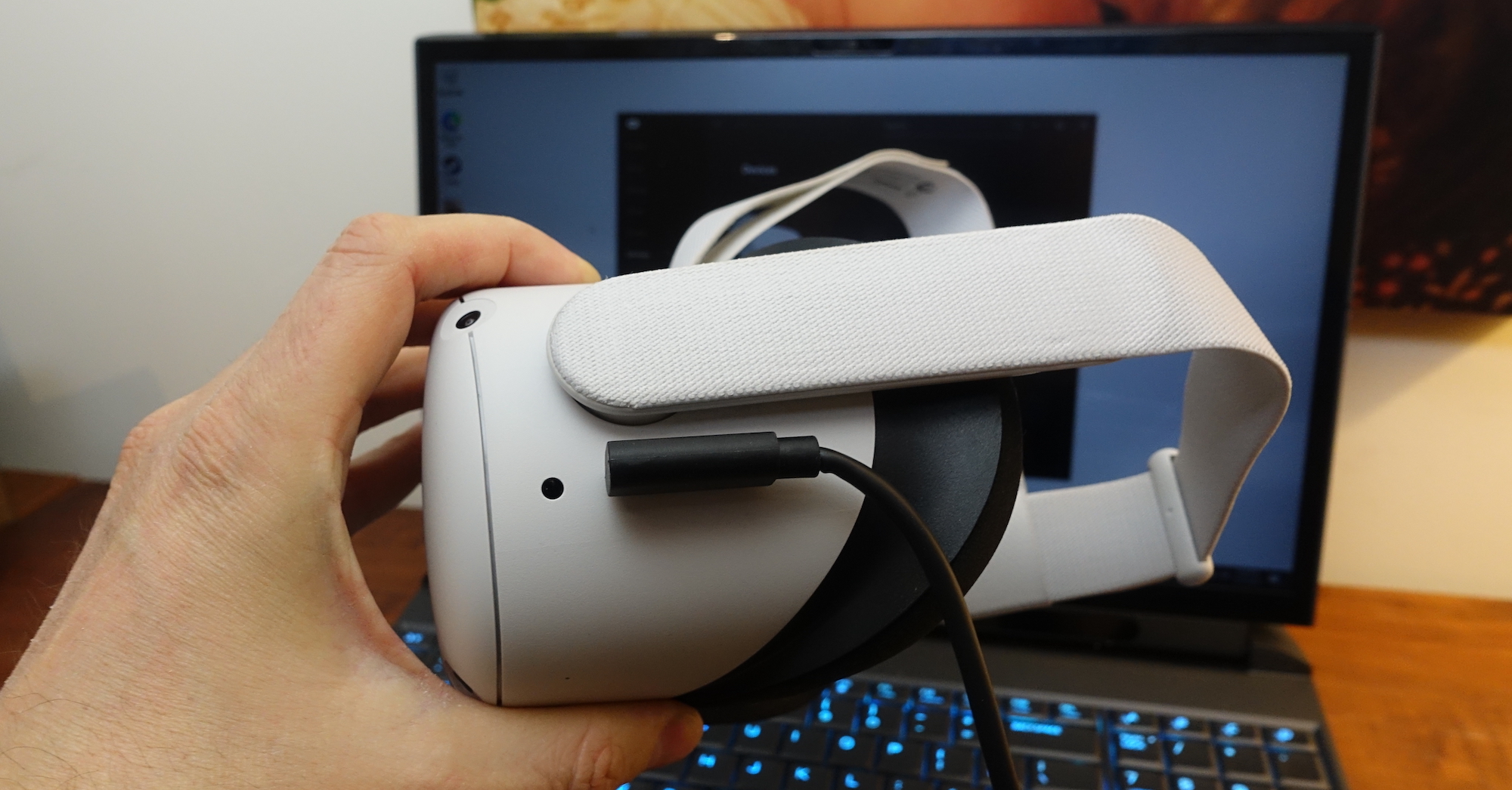 how to connect oculus quest 2 to pc with usb