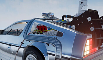 Enjoy the Delorean Back to the Future in virtual reality