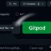 A useful feature of Gitpod is the button integrated into the repository.