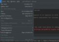 Starting the debugging process in the JetBrains development environment PyCharm.