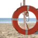 Rettungsring am Strand