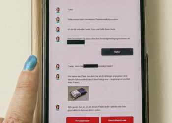 Wrong parcel service-Chatbot intercepts data