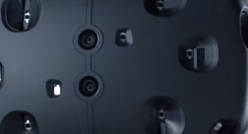 Lighthouse's laser emitter in slow motion