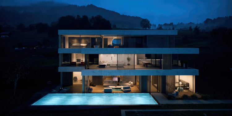 3d visualization of architectural objects