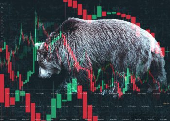 trauriger bär mit charts