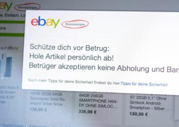 Courier service at Kleinanzeige is suspicious