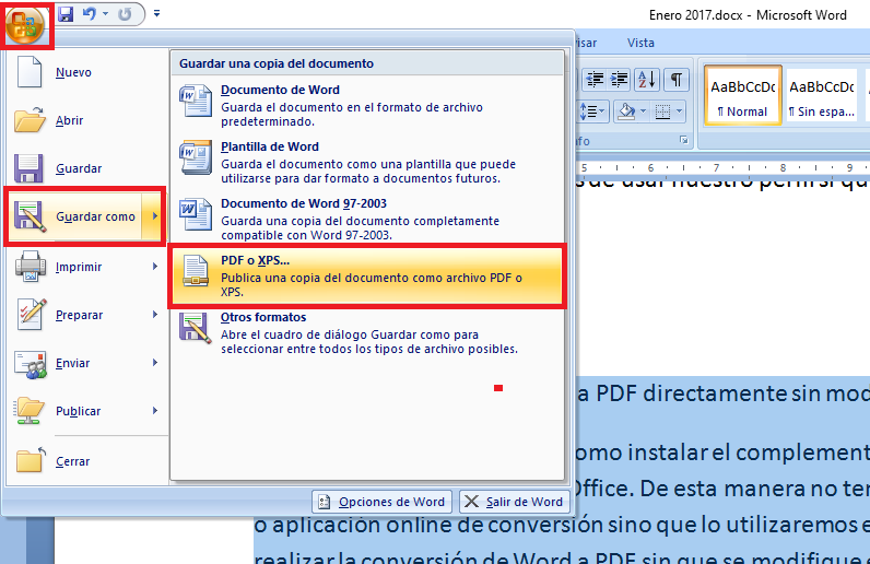 convert word files to PDF document keeping the format intact