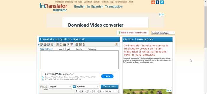 Translate with ImTranslator