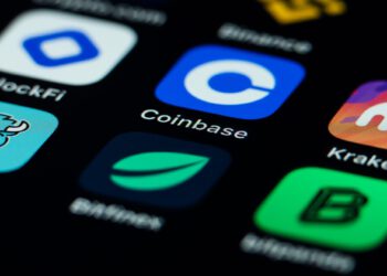 Applikationen verschiedener Krypto-Anbieter.