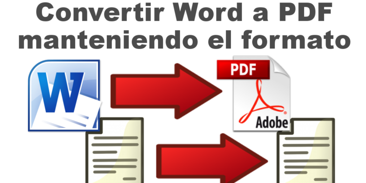 convertir archivos Word de office a PDF manteniendo el formato del documento