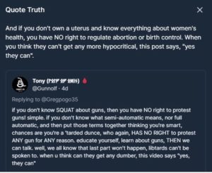 Pro-abortion post banned on Truth Social