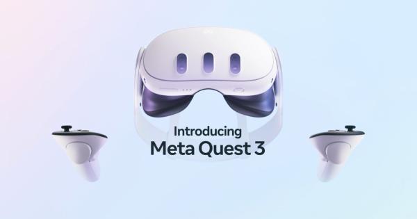 The new Meta Quest 3 standalone VR headset is officially announced