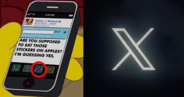 Did the Simpsons predict the change from Twitter to X?