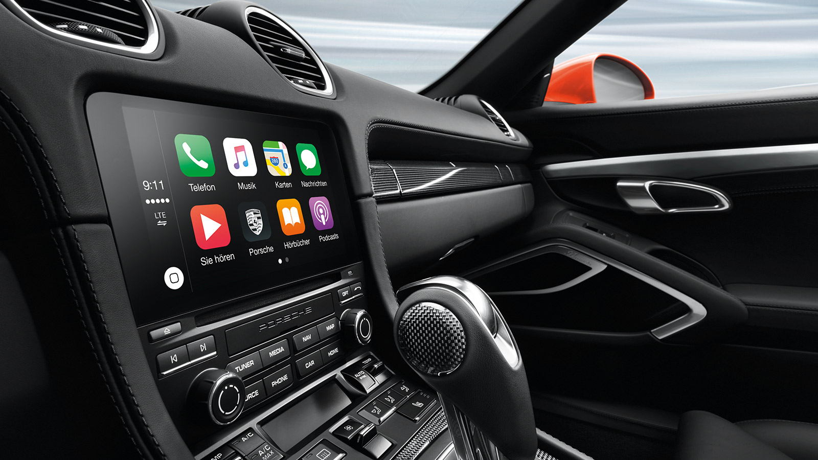 This is what the current Porsche interface looks like
